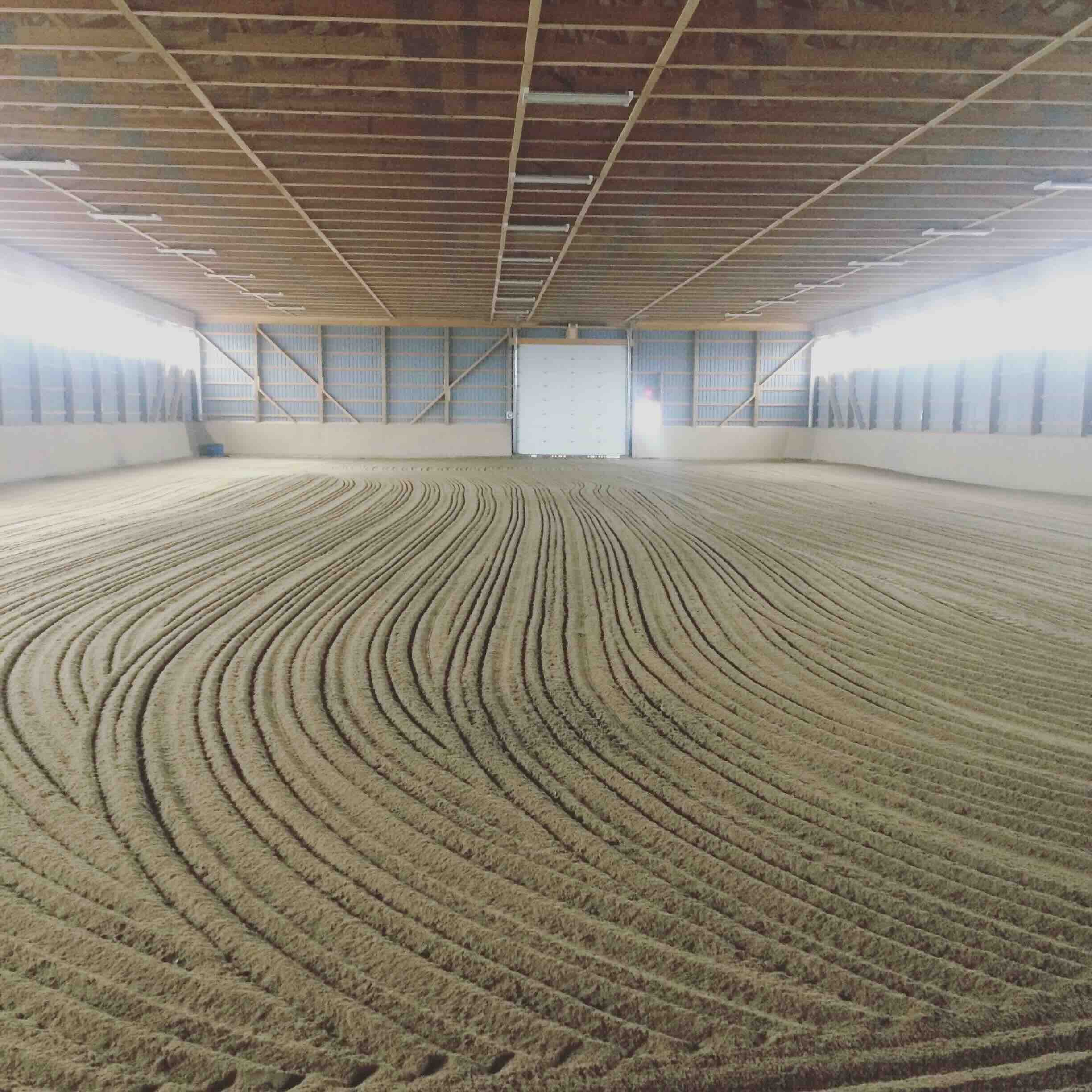 Indoor riding arena at Jager Ranch